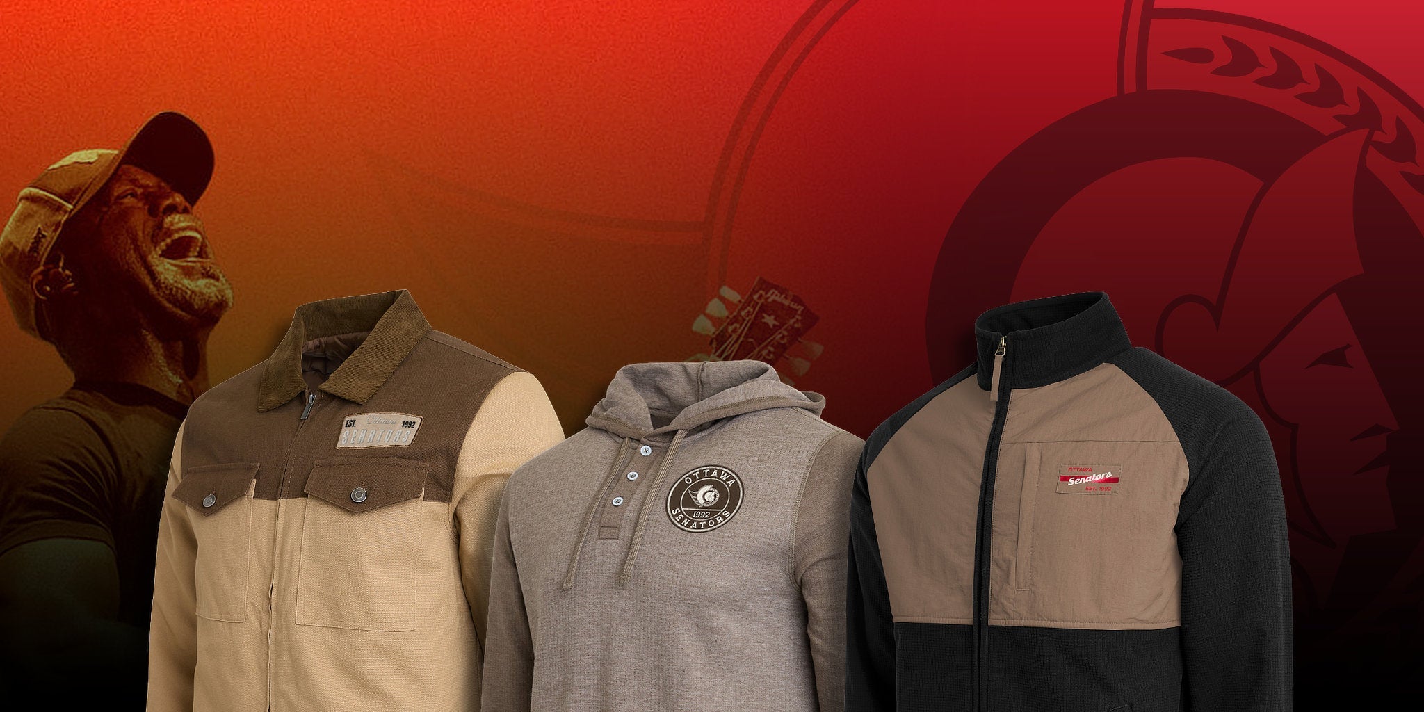 Darius Rucker Ottawa Senators Apparel Collection