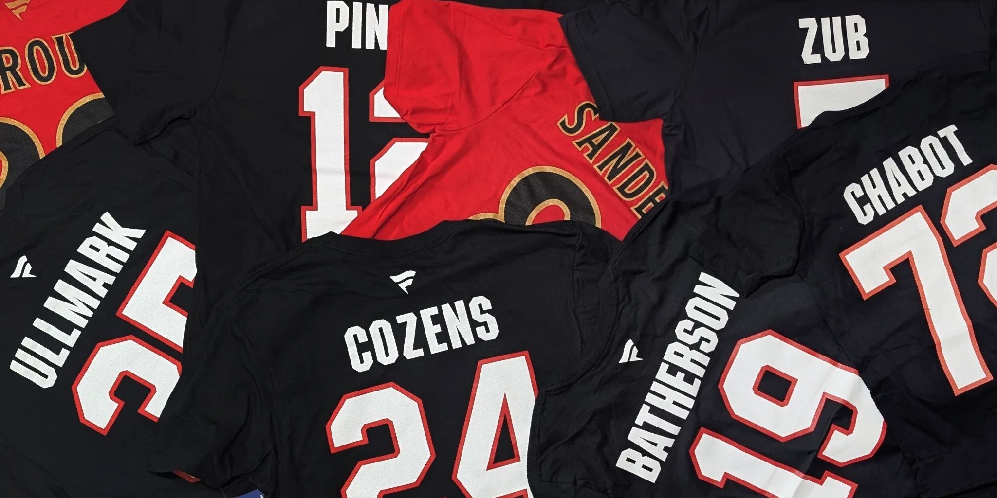 Ottawa Senators Name & Number Tees