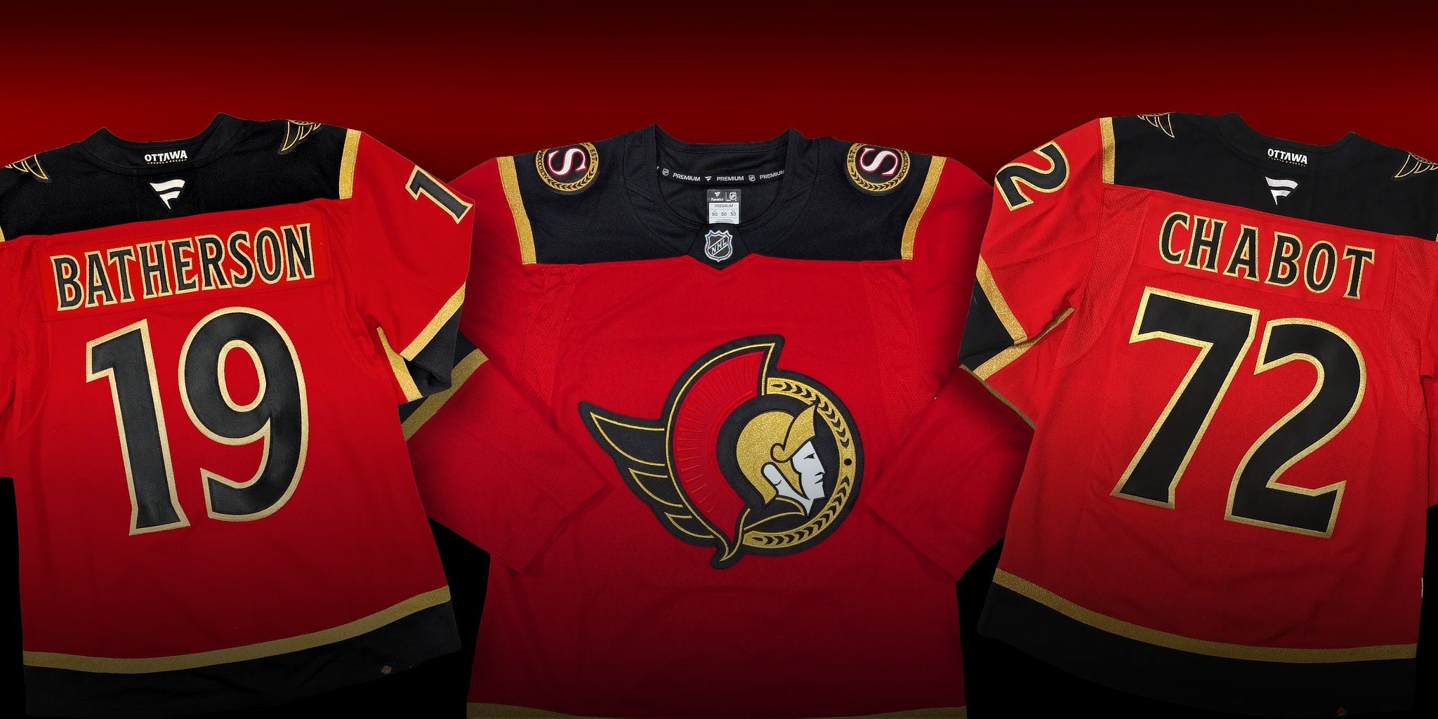 Ottawa Senators Player Alternate Jerseys