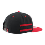 OTTAWA SENATORS LACER BLACK & RED FLATBRIM CAP