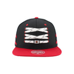 OTTAWA SENATORS LACER BLACK & RED FLATBRIM CAP
