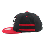 OTTAWA SENATORS LACER BLACK & RED FLATBRIM CAP