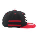OTTAWA SENATORS LACER BLACK & RED FLATBRIM CAP