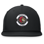 Ottawa Senators Authentic Pro Property Of Flat Brim Cap-Fanatics-OttawaTeamShop.ca
