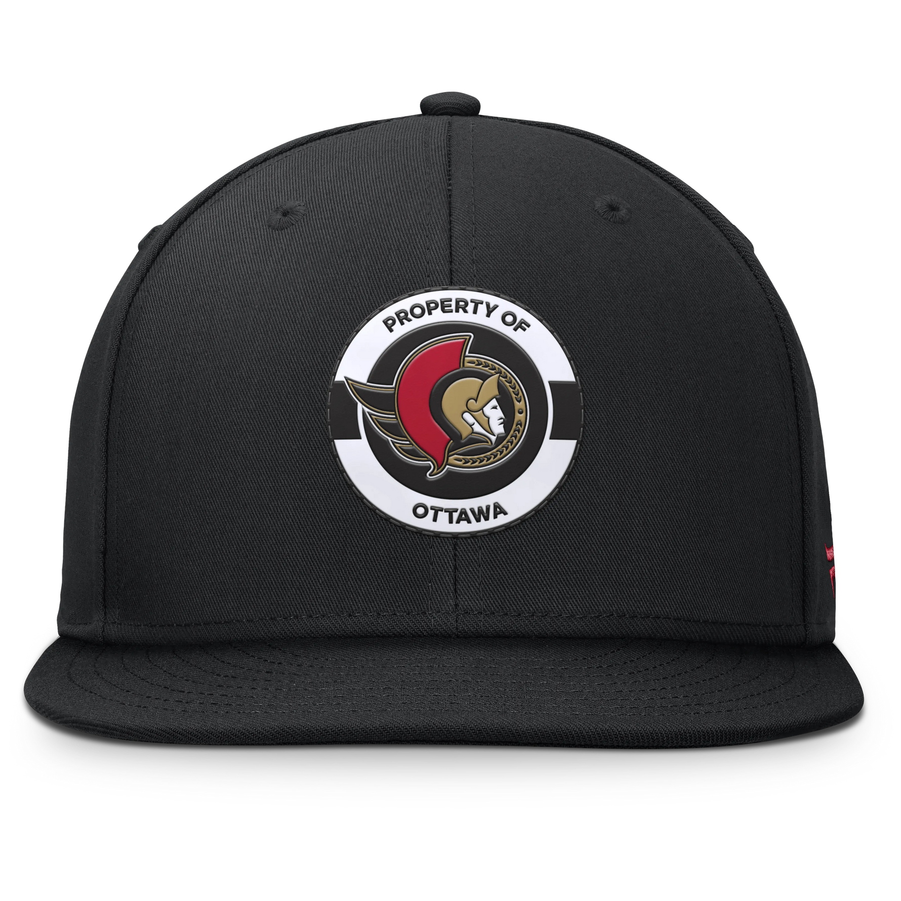 Ottawa Senators Authentic Pro Property Of Flat Brim Cap-Fanatics-OttawaTeamShop.ca
