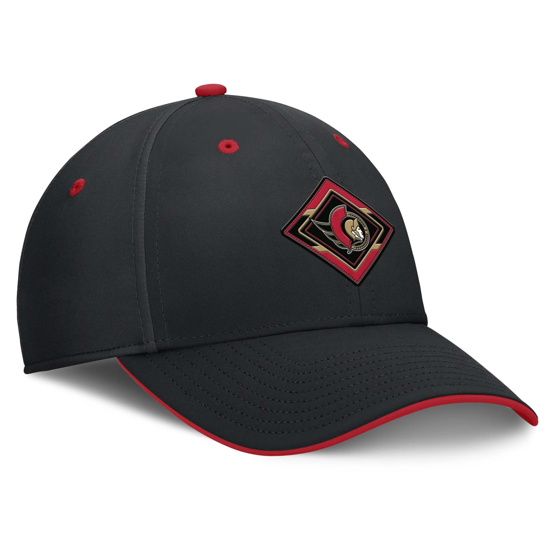 Authentic Pro Black Stretch Cap-Fanatics-OttawaTeamShop.ca