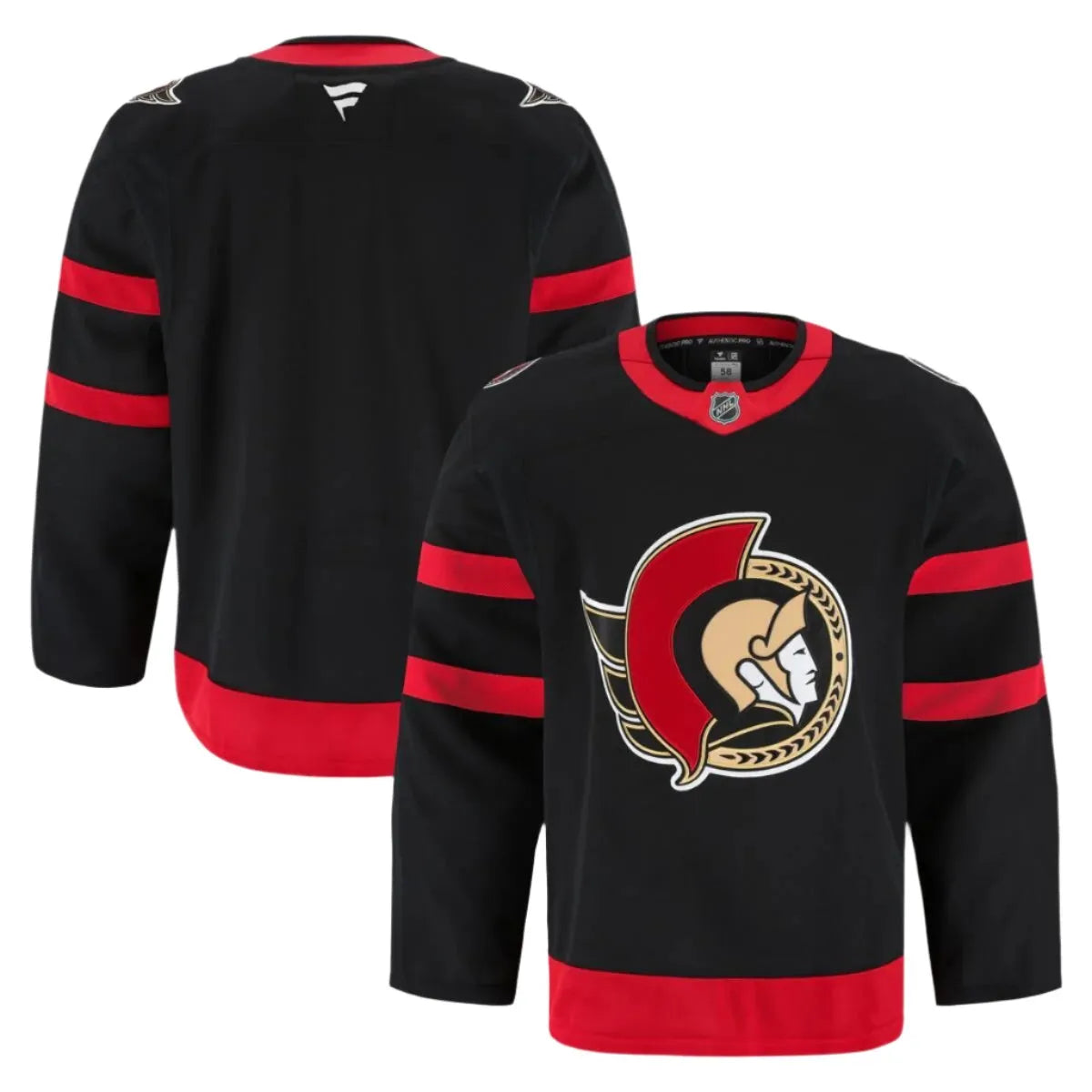 OTTAWA SENATORS Authentic Pro Fanatics Home Jersey
