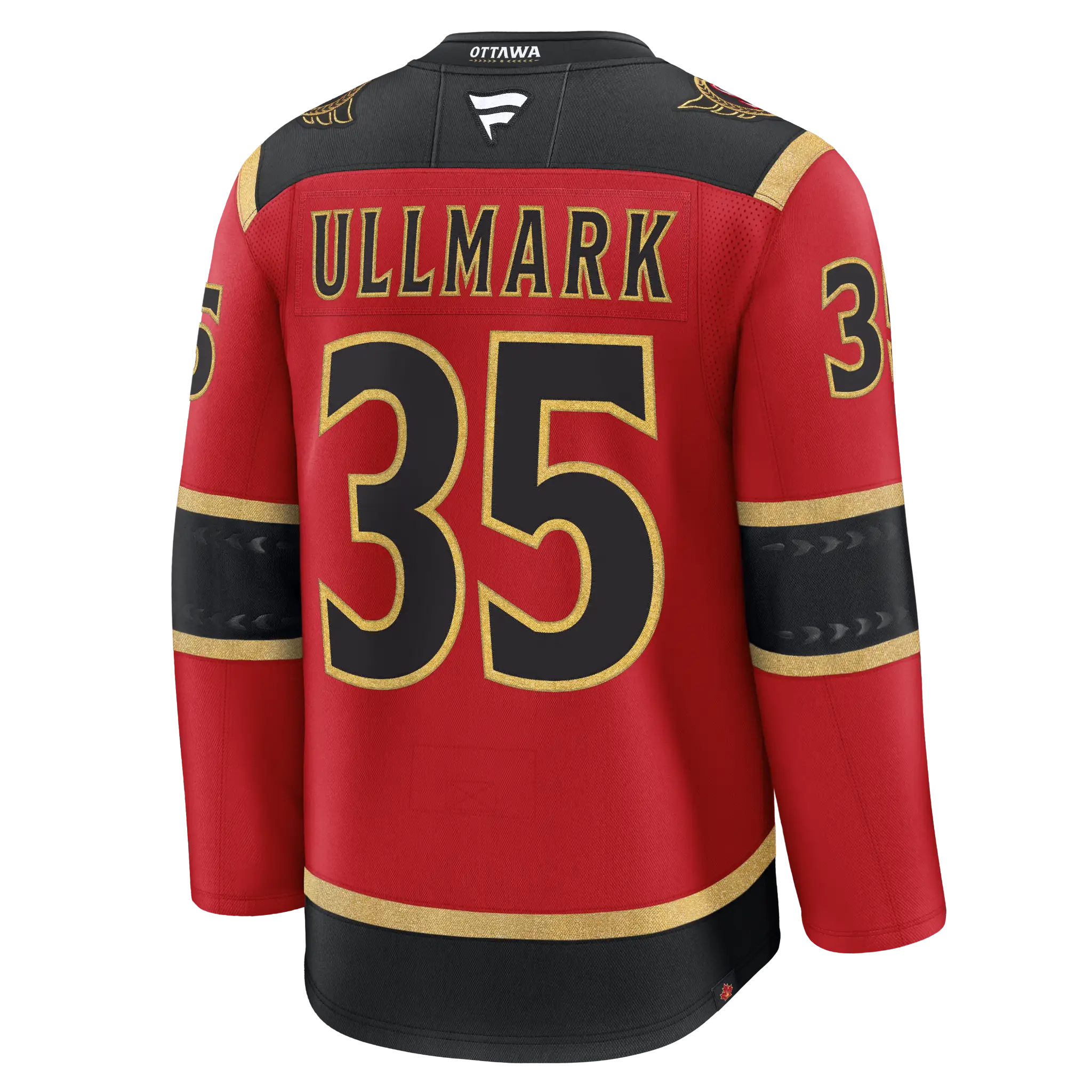 ULLMARK OTTAWA SENATORS PREMIUM FANATICS ALTERNATE JERSEY
