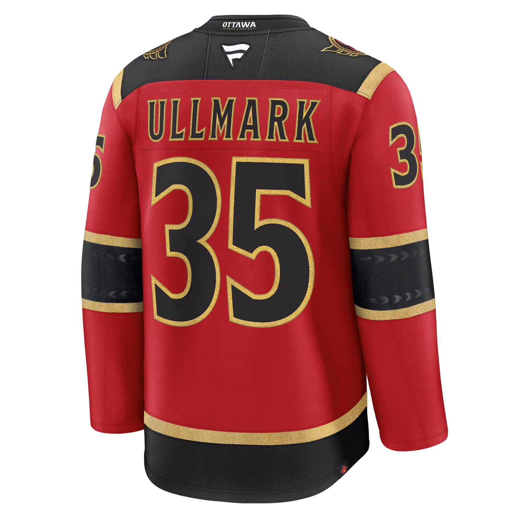 ULLMARK OTTAWA SENATORS PREMIUM FANATICS ALTERNATE JERSEY