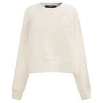 OTTAWA SENATORS WOMEN'S NEUTRAL FLEECE CREWNECK SWEATER