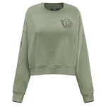 OTTAWA SENATORS WOMEN'S NEUTRAL MOSS FLEECE CREWNECK