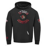 OTTAWA SENATORS WAVY DROP SHOULDER PULLOVER HOODIE