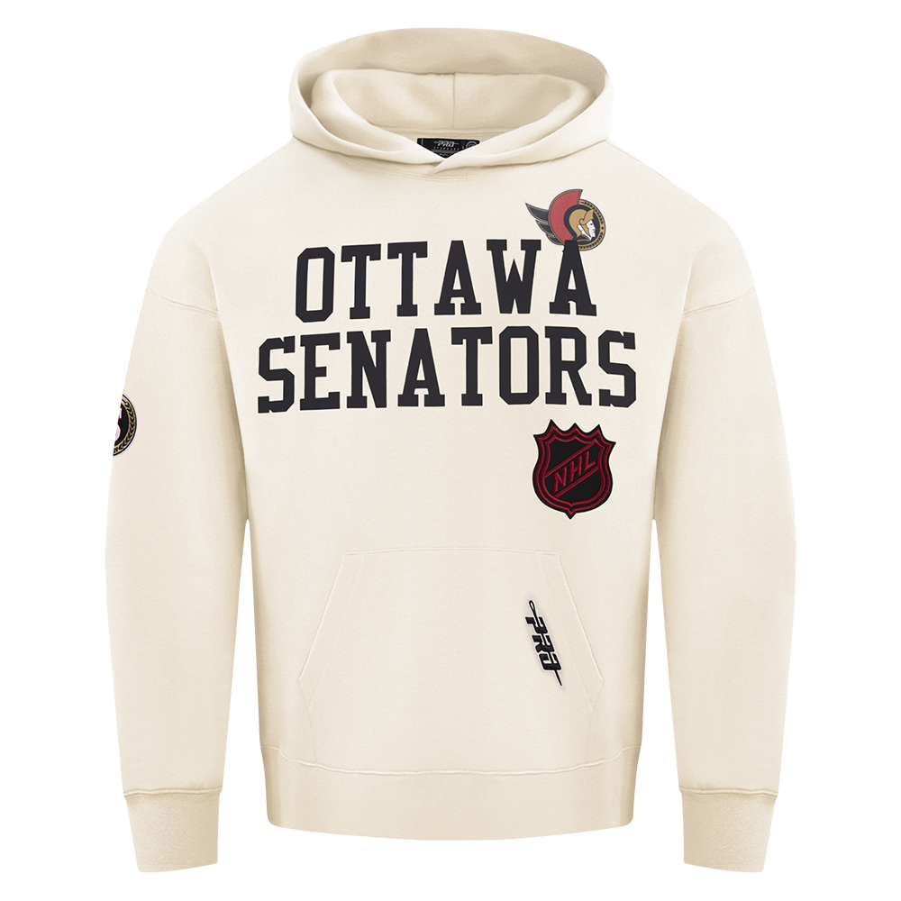OTTAWA SENATORS HOME TEAM DROP SHOULDER PULLOVER HOODIE