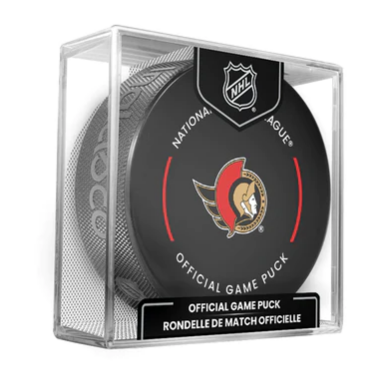 OTTAWA SENATORS Official Playoff Game Puck