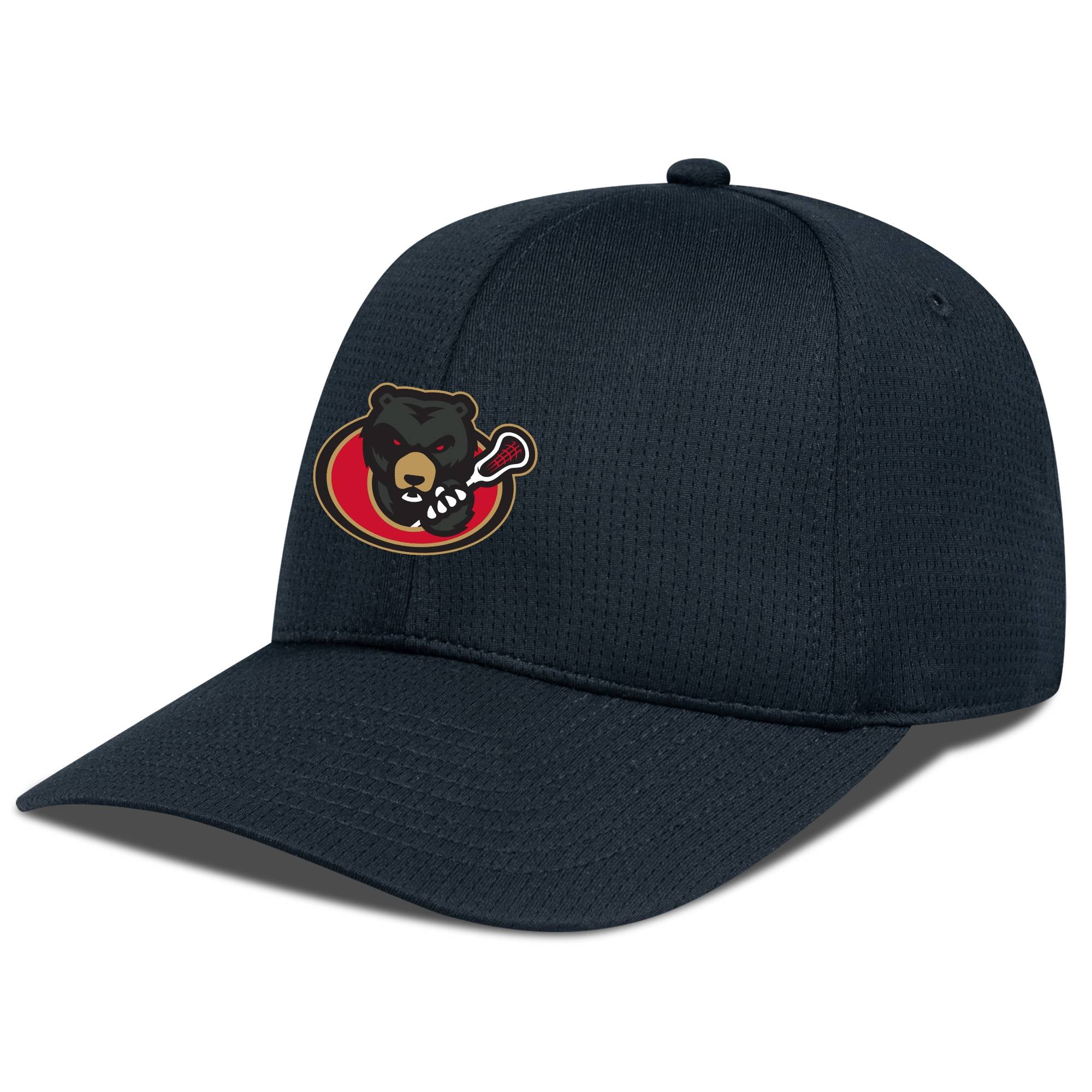 OTTAWA BLACK BEARS ZEPHYR BLACK ADJUSTABLE CAP-Levelwear-OttawaTeamShop.ca