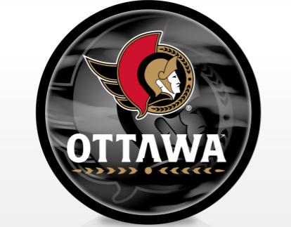 OTTAWA SENATORS SPOOKY PUCK