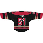 Youth Teat Ottawa Black Bears Home Replica Jersey