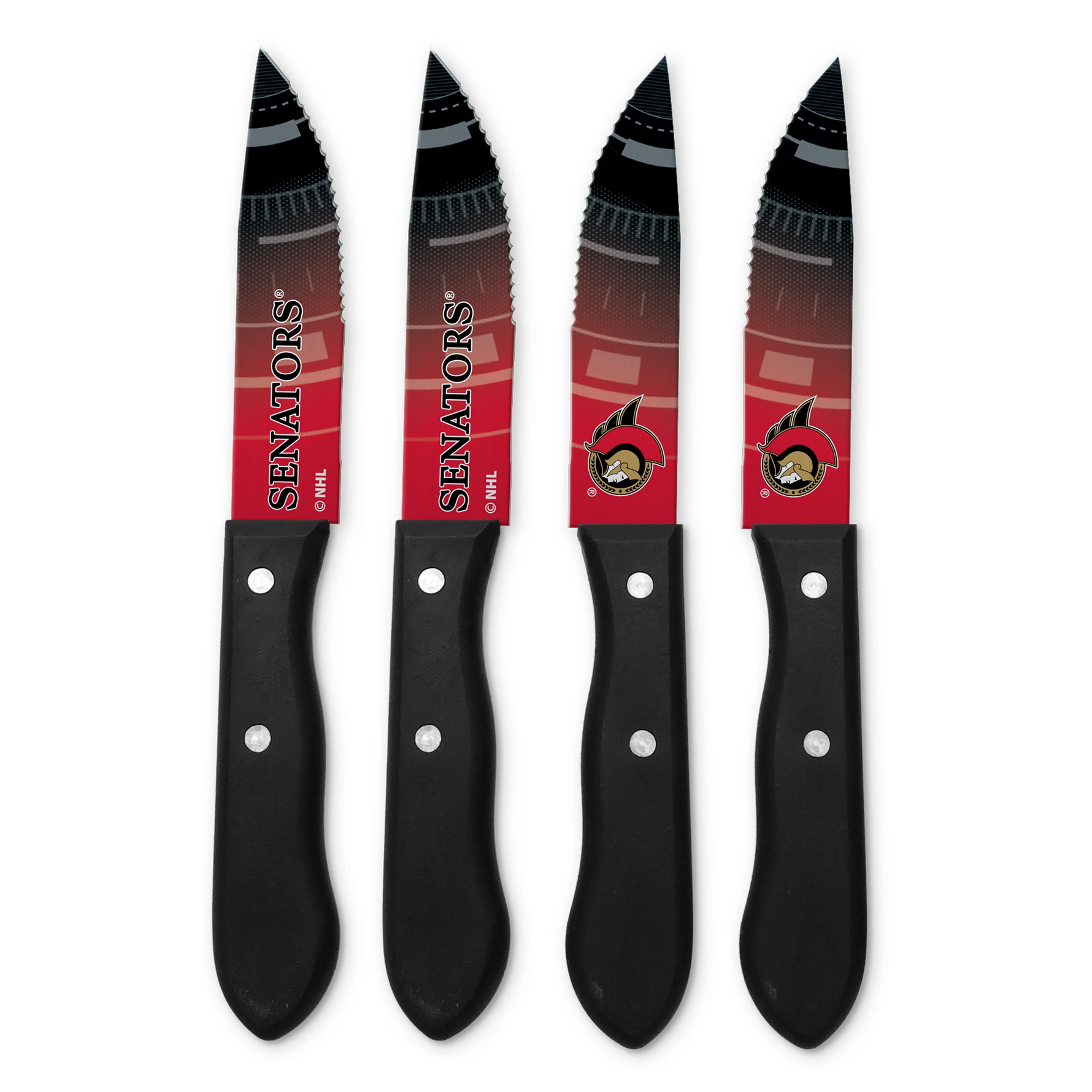 OTTAWA SENATORS 4 STEAK KNIVES COLLECTION PACK