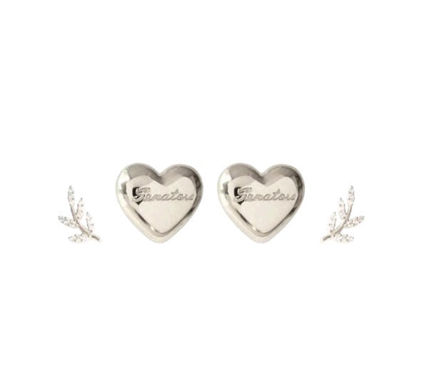 OTTAWA SENATORS SILVER EARRING STUD PACK