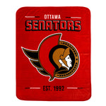 OTTAWA SENATORS PLUSH THROW 40X50