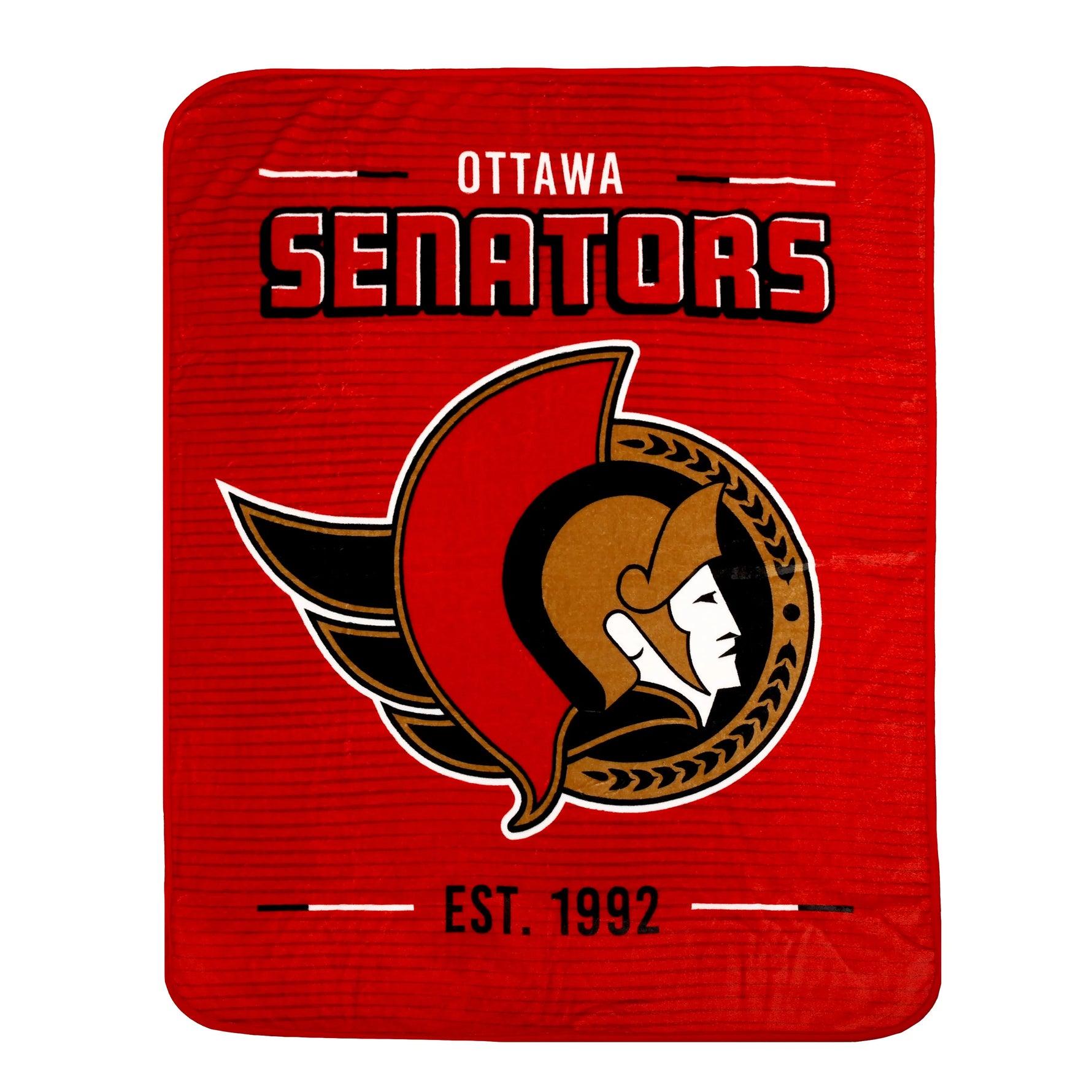 OTTAWA SENATORS PLUSH THROW 40X50