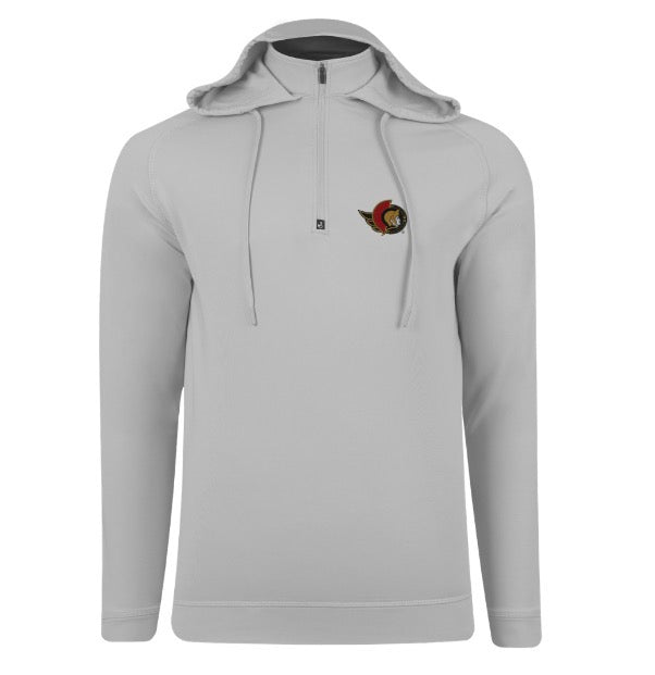 OTTAWA SENATORS VANDYKE HOODIE 1/4 ZIP SWEATER