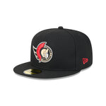 FITTED BLACK 5950 FLATBRIM-New Era-OttawaTeamShop.ca