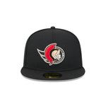 FITTED BLACK 5950 FLATBRIM-New Era-OttawaTeamShop.ca