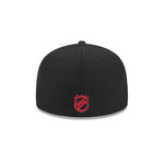 FITTED BLACK 5950 FLATBRIM-New Era-OttawaTeamShop.ca