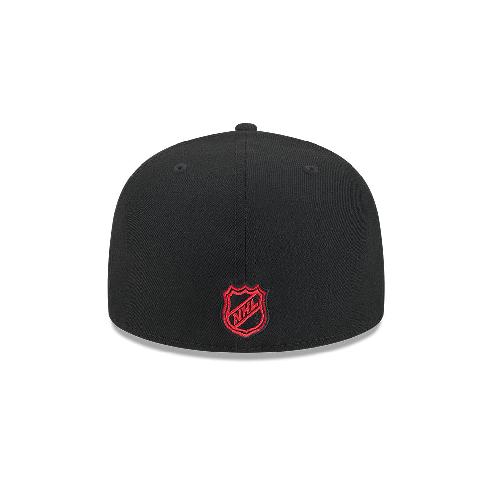 FITTED BLACK 5950 FLATBRIM-New Era-OttawaTeamShop.ca