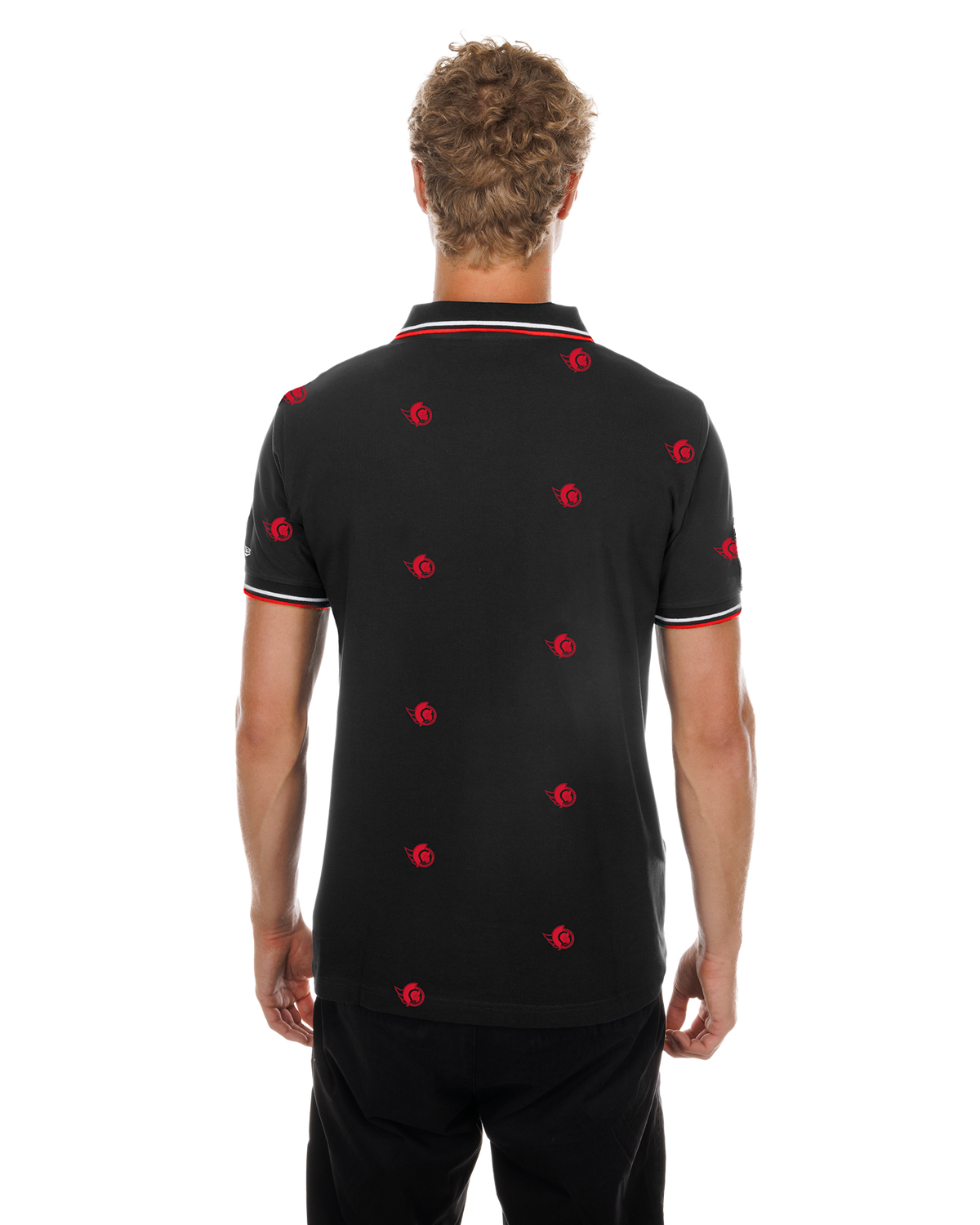 OTTAWA SENATORS ALL OVER LOGO POLO