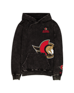 OTTAWA SENATORS ACID WASH PULLOVER HOODIE