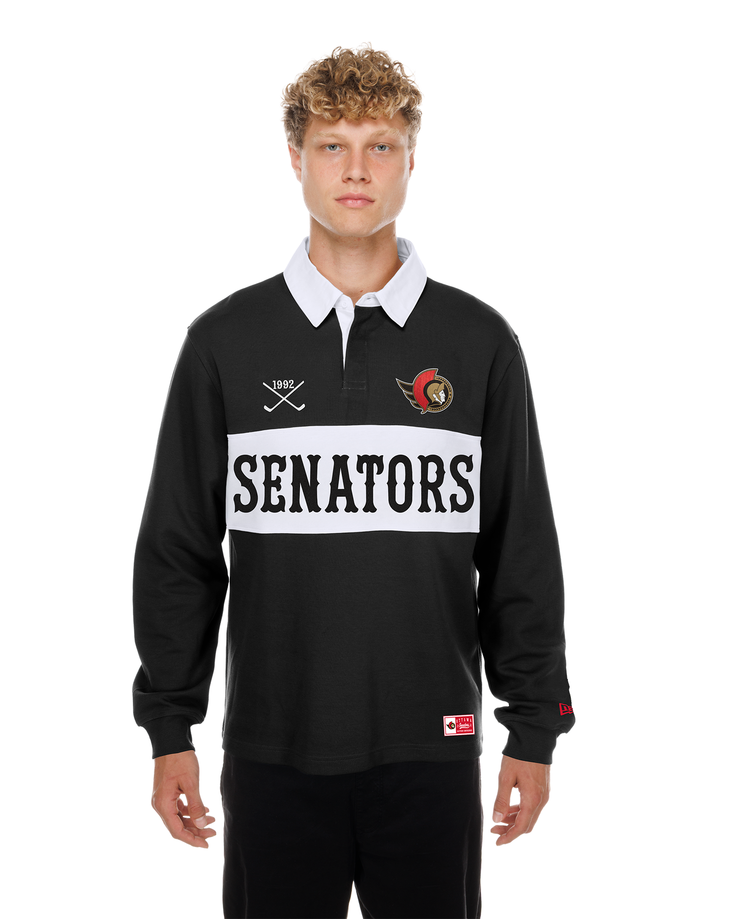OTTAWA SENATORS RUGBY POLO LONG SLEEVE