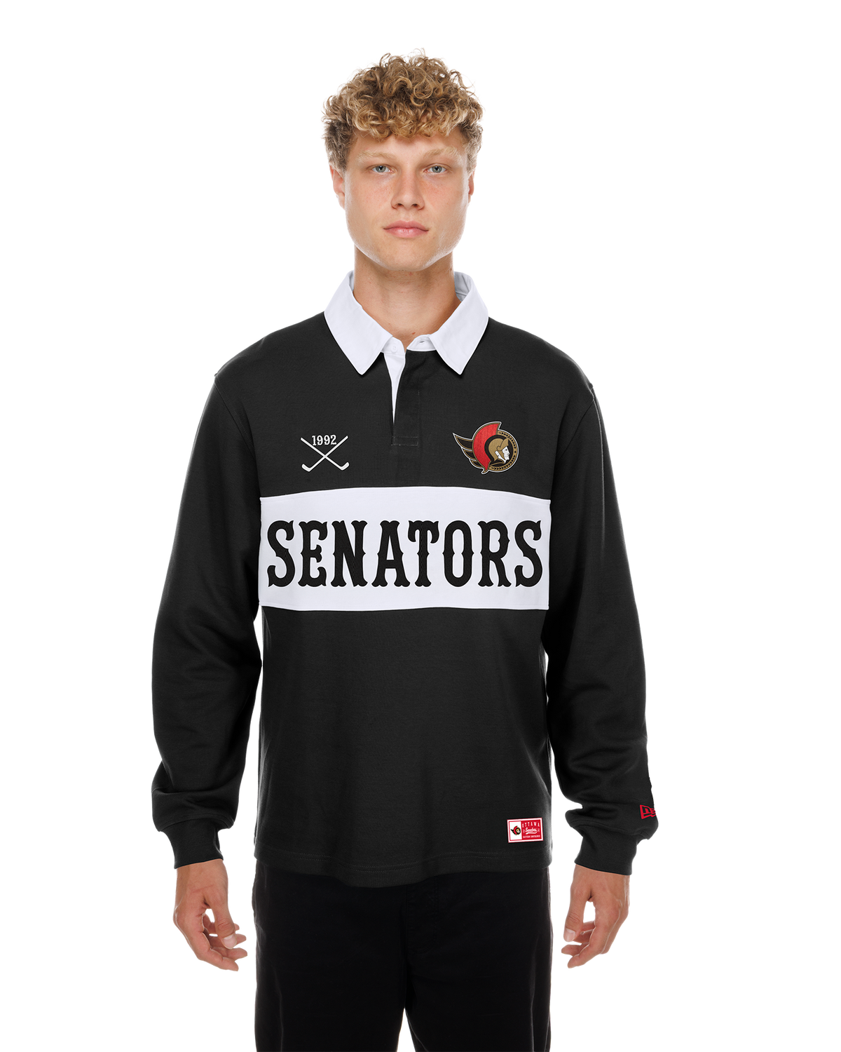 OTTAWA SENATORS RUGBY POLO LONG SLEEVE