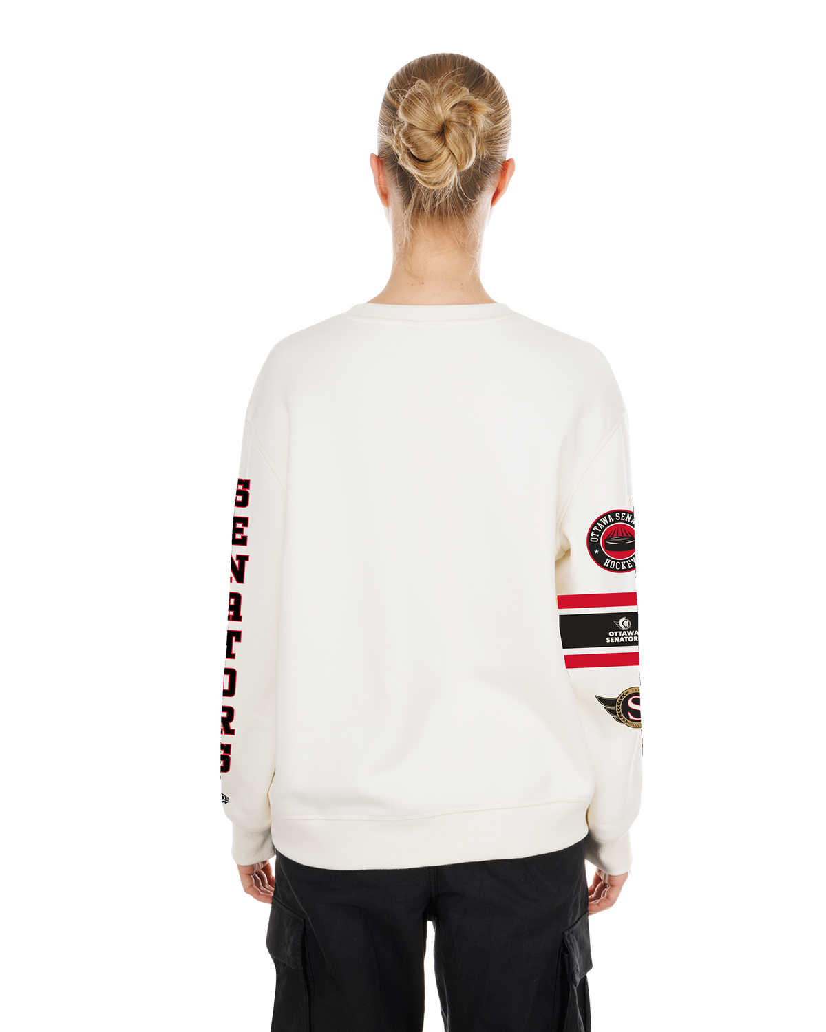 OTTAWA SENATORS WOMENS O LOGO CREWNECK