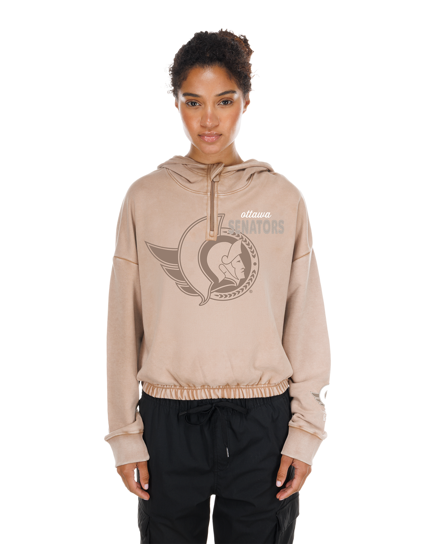 OTTAWA SENATORS WOMENS CROPPED HOODIE