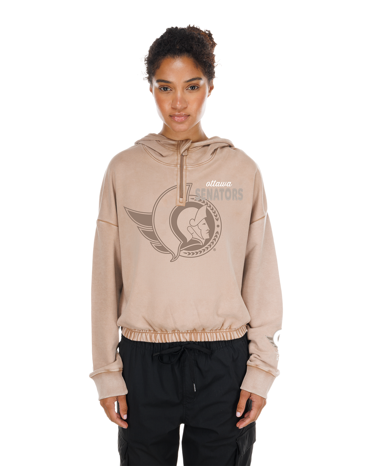 OTTAWA SENATORS WOMENS CROPPED HOODIE