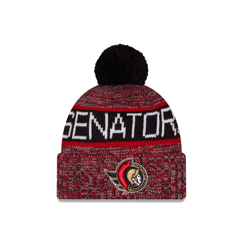 OTTAWA SENATORS TRI COLOURED KNIT POM