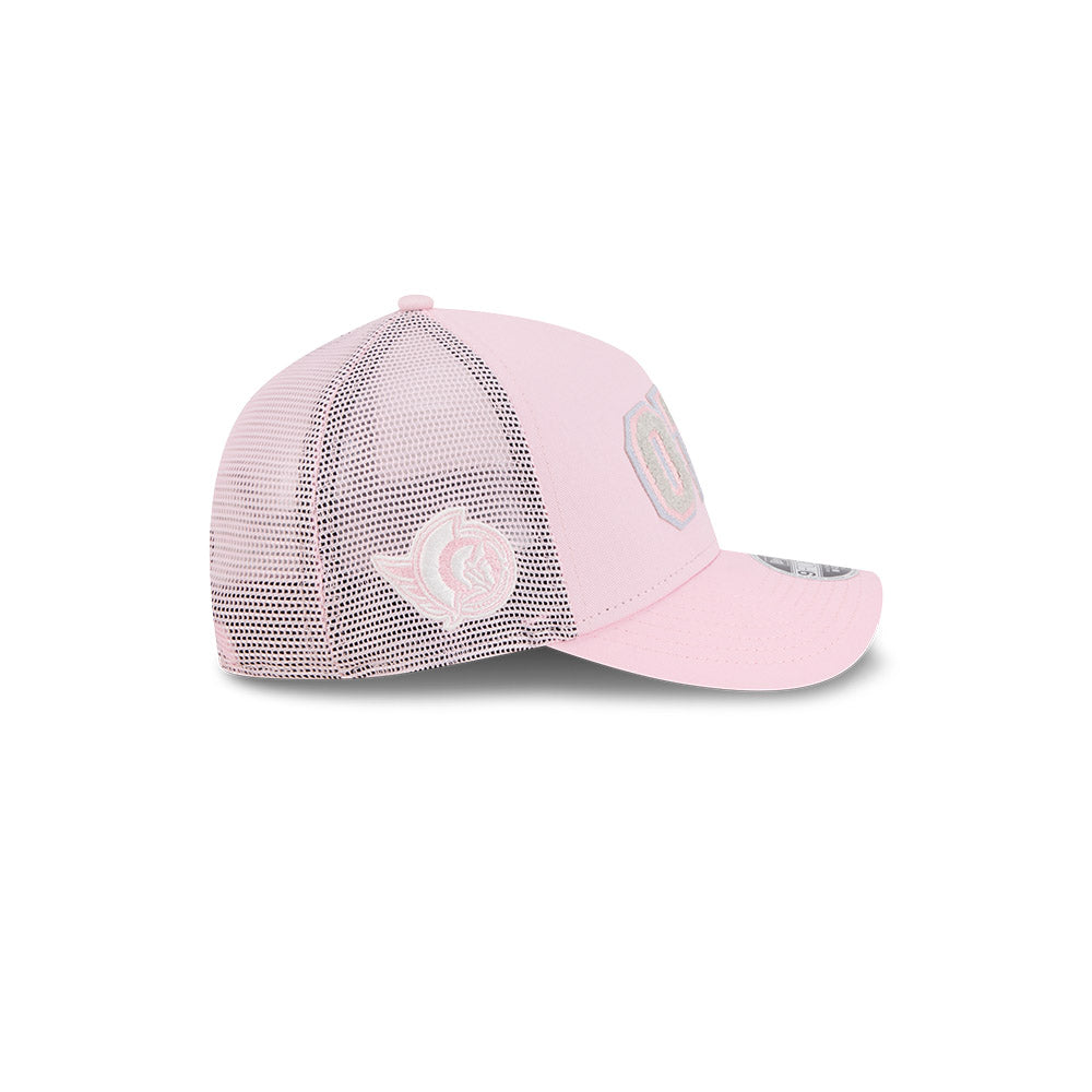 OTTAWA SENATORS YOUTH 9FORTY PINK ADJUSTABLE CAP
