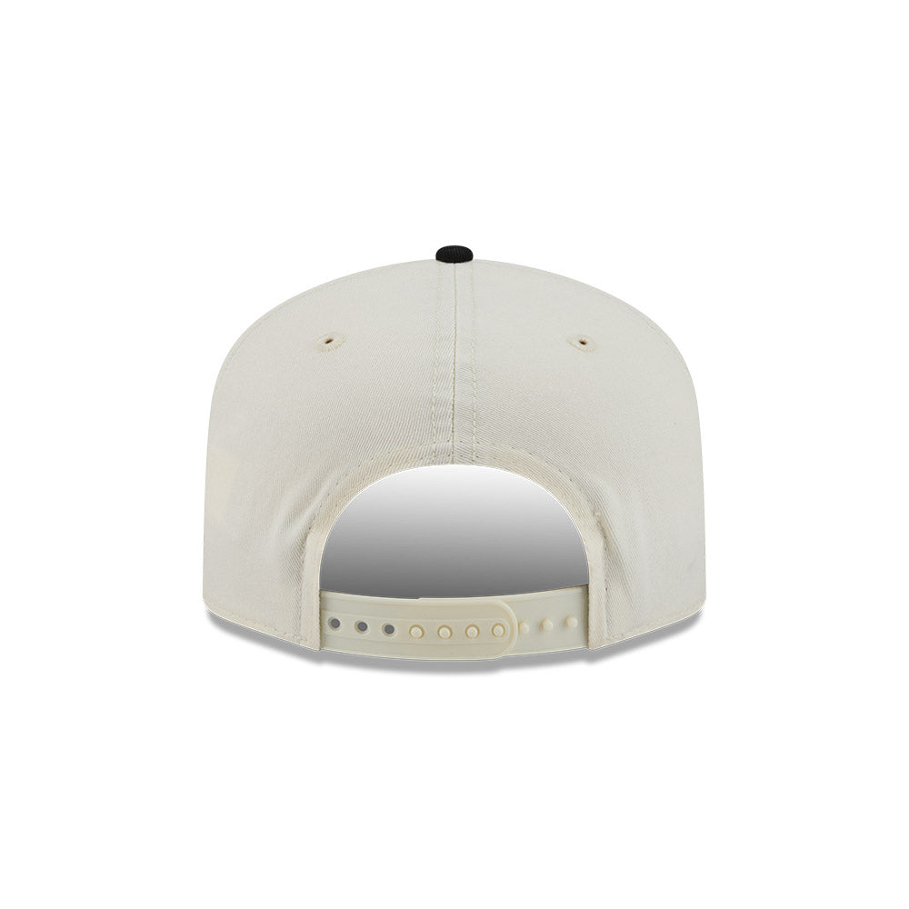 OTTAWA SENATORS CREAM & BLACK 19TWENTY STACKED ADJUSTABLE CAP