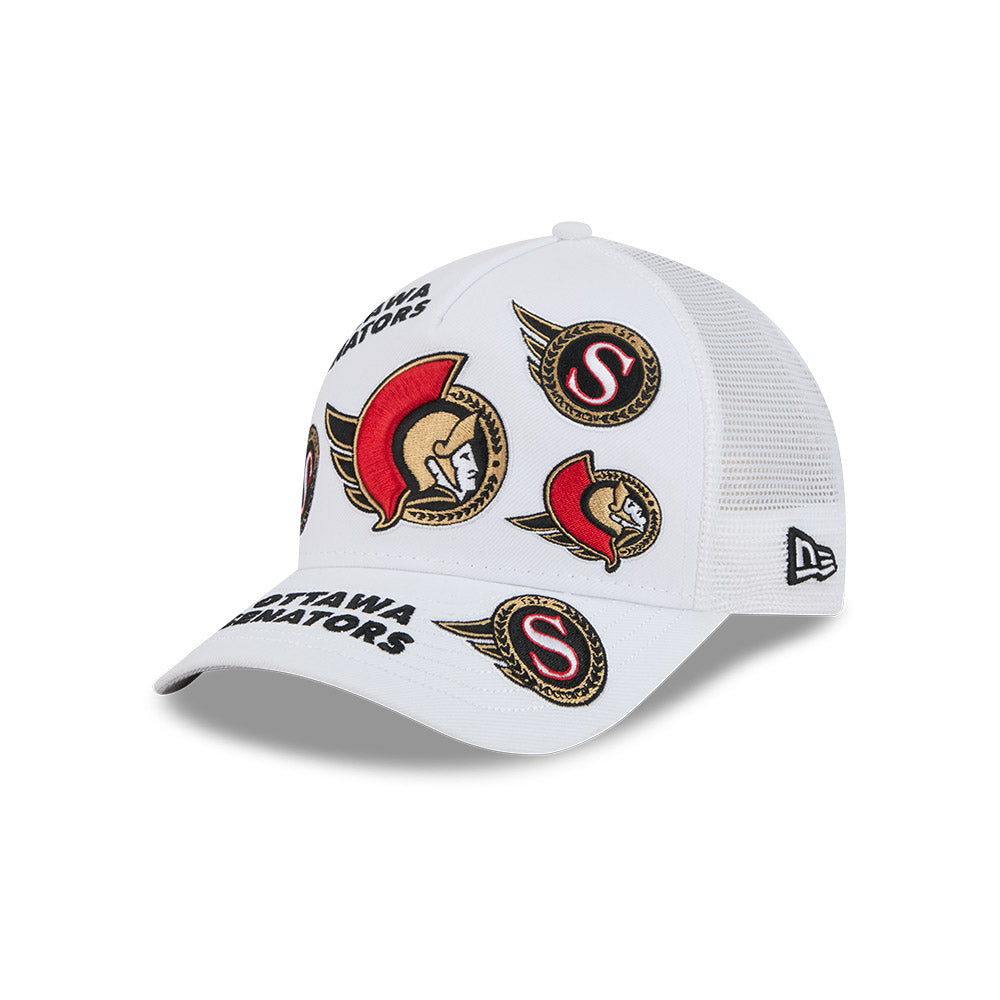 OTTAWA SENATORS ALL OVER LOGO 9FORTY M-CROWN ADJUSTABLE CAP