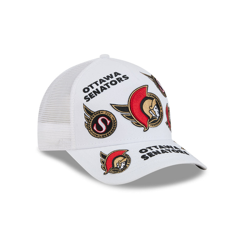 OTTAWA SENATORS ALL OVER LOGO 9FORTY M-CROWN ADJUSTABLE CAP