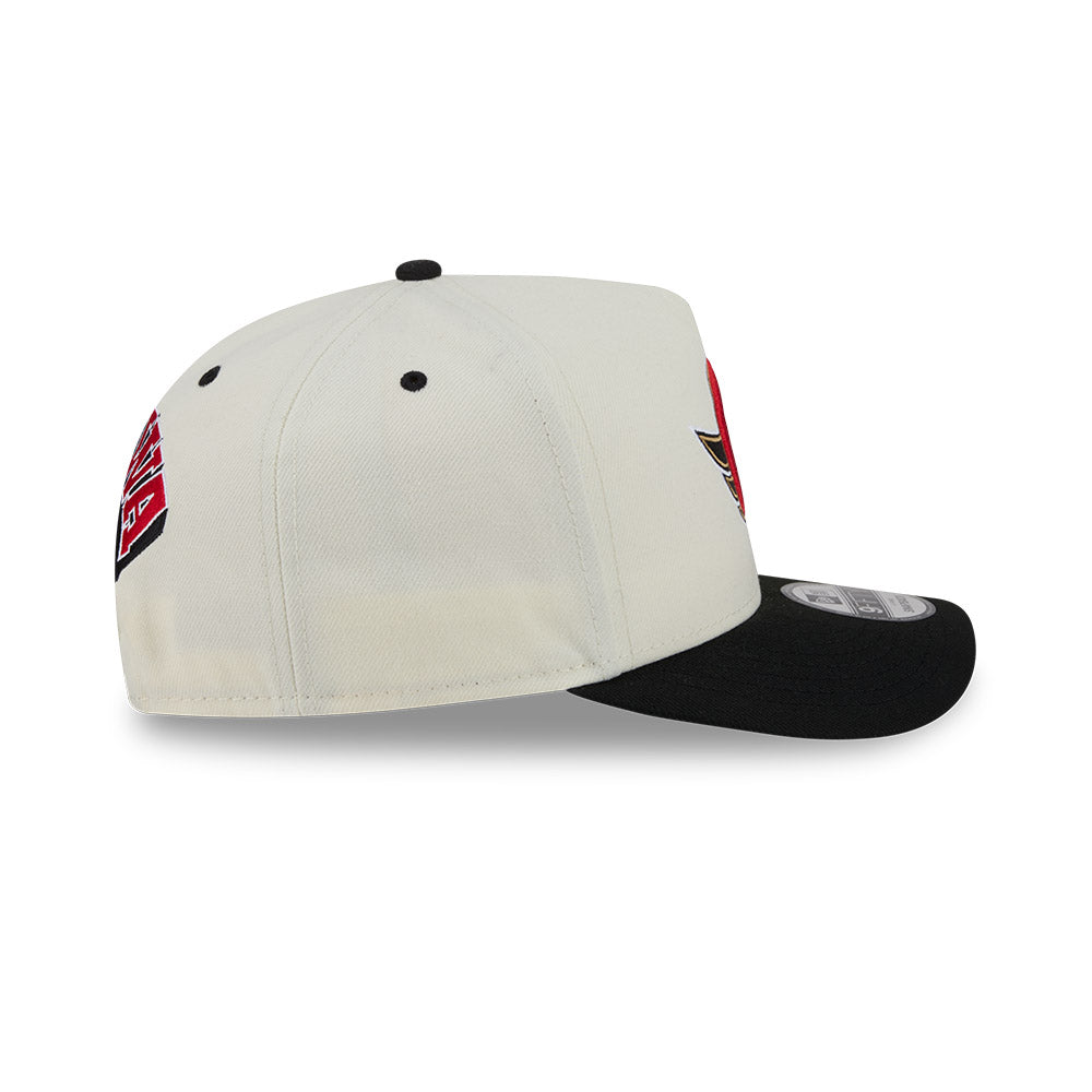 OTTAWA SENATORS TAN & BLACK 9FIFTY A-FRAME REAR HIT ADJUSTABLE CAP