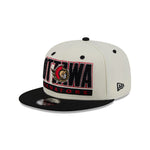 OTTAWA SENATORS 9FIFTY CLASSIC WHITE ADJUSTABLE FLATBRIM CAP