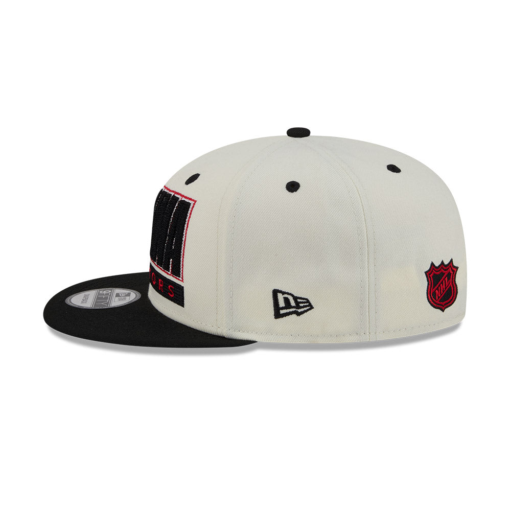 OTTAWA SENATORS 9FIFTY CLASSIC WHITE ADJUSTABLE FLATBRIM CAP