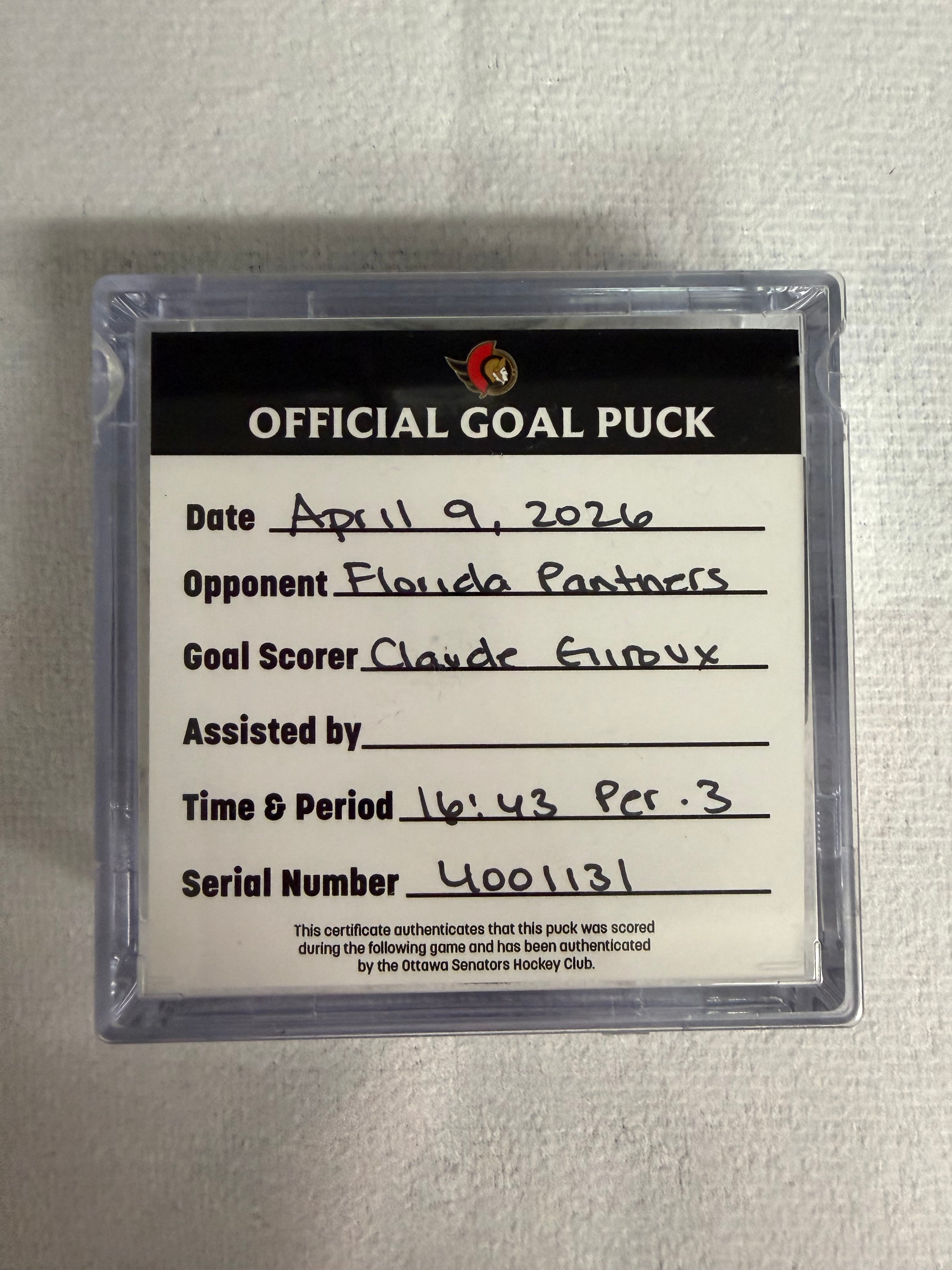 Apr 9 Claude Giroux