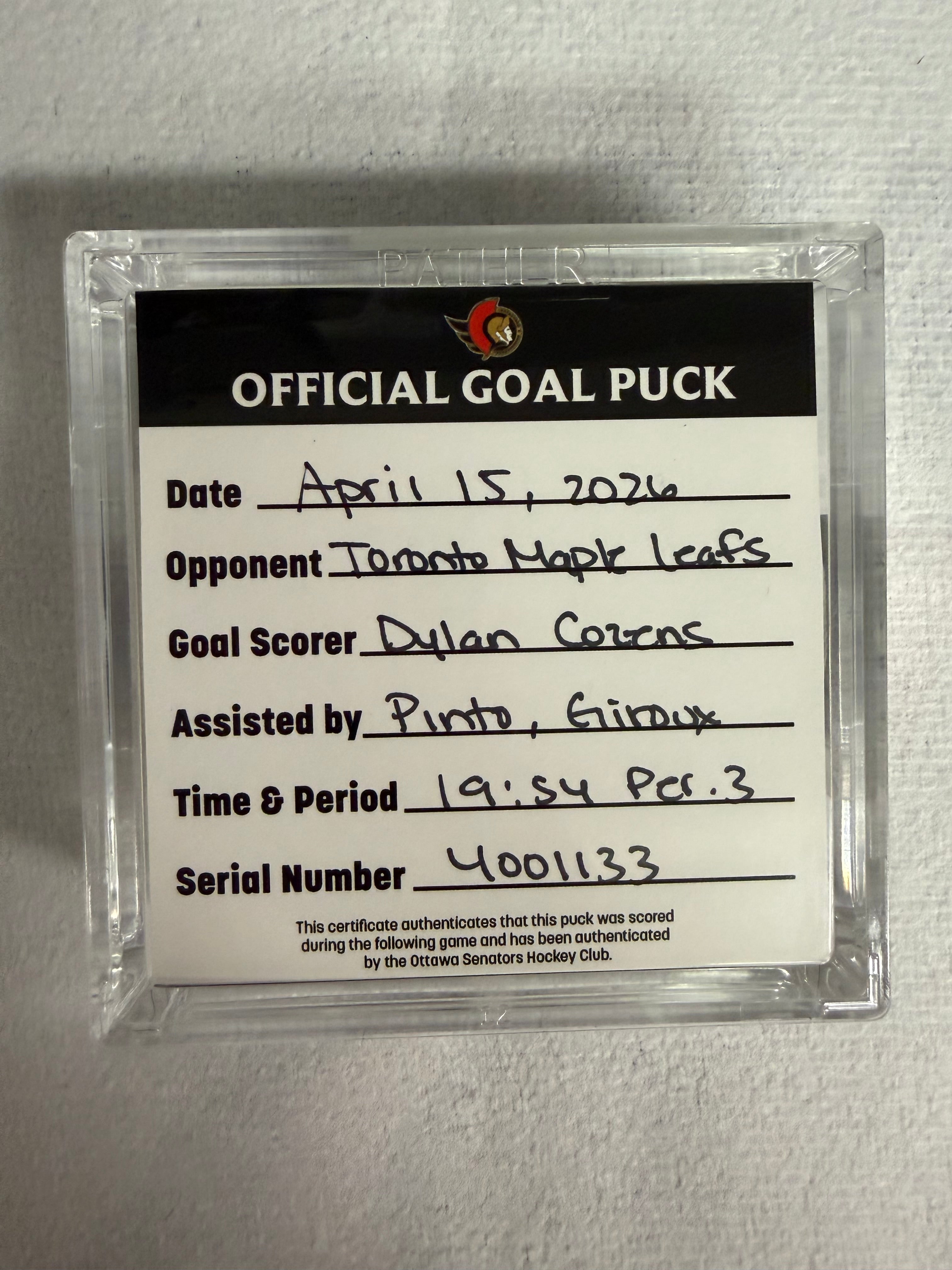 Apr 15 Dylan Cozens