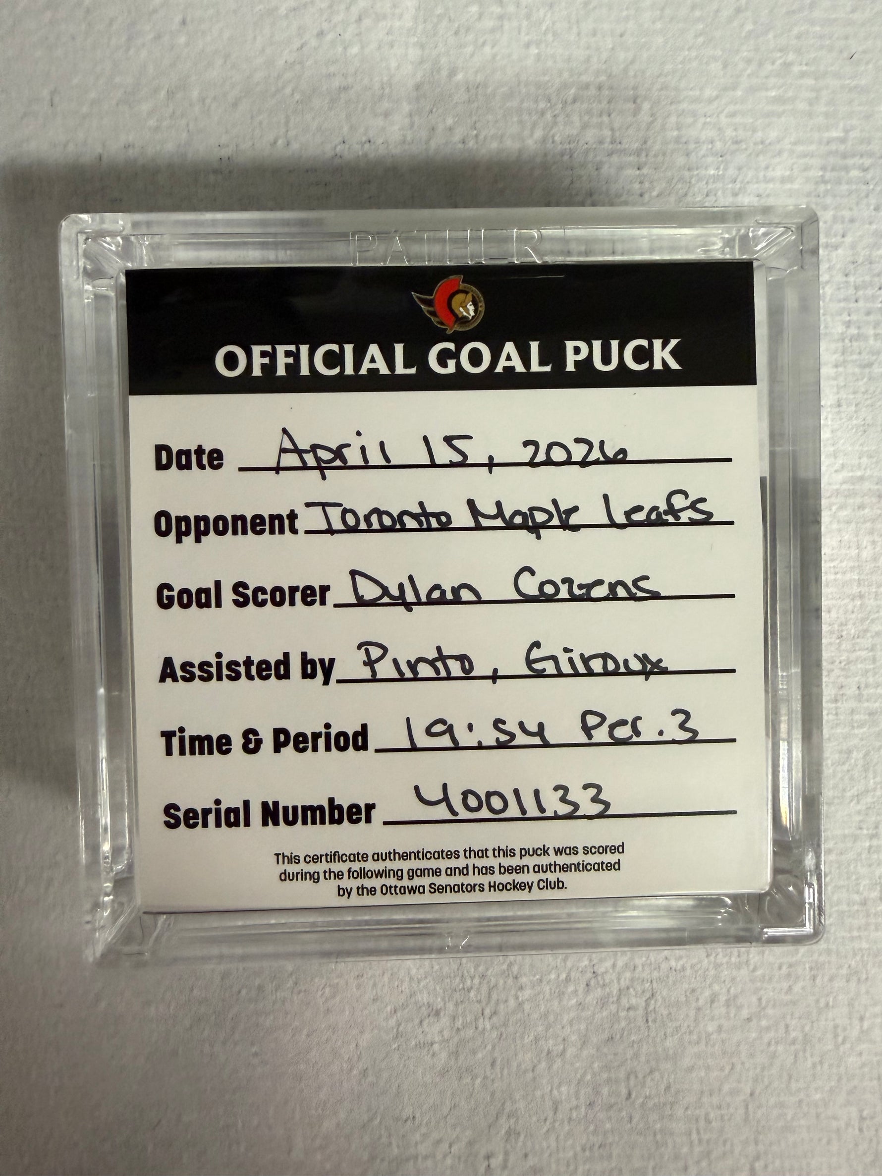 Apr 15 Dylan Cozens