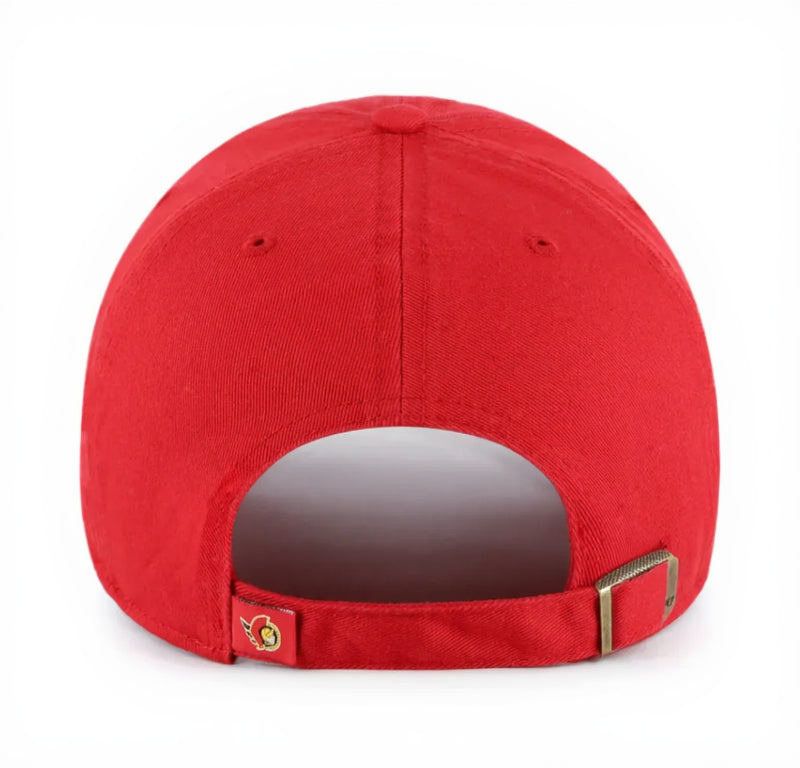 Full Colour Logo Red Clean Up Cap-47 Brand-OttawaTeamShop.ca