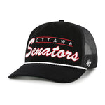 Ottawa Senators Double Header Hitch Mesh Back Cap-47 Brand-OttawaTeamShop.ca
